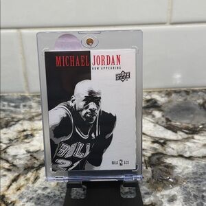 Michael Jordan Scarface 2009-10 UD Now Appearing #NA6 Chicago Bulls SP - EUC